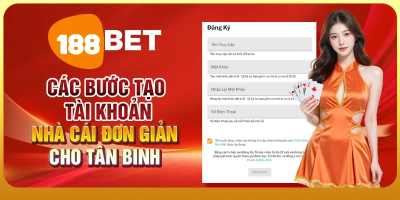 Trang chủ 23 Các bước tạo tài khoản nhà cái đơn giản cho tân binh